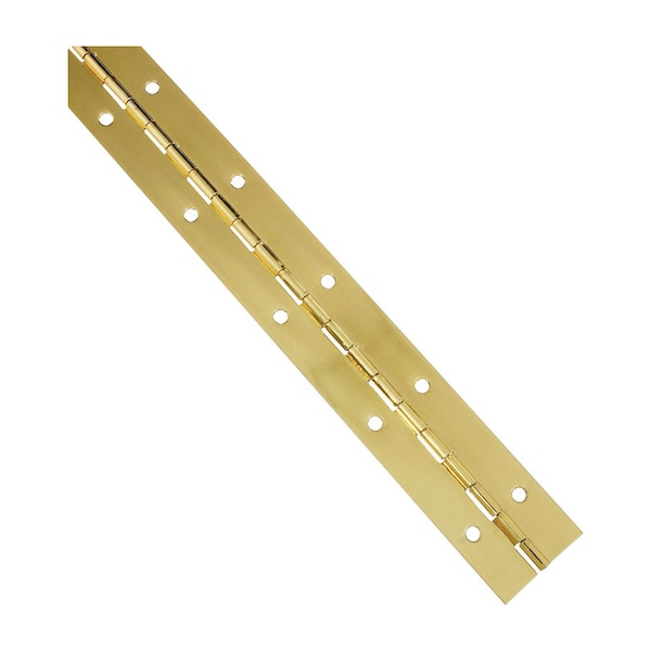 National Hardware National Hardware 12 in. L Brass-Plated Continuous Hinge 1 pk N265-363 - main
